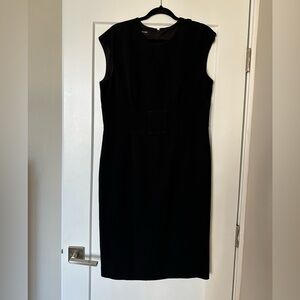 Jones New York Elegant Black Midi Dress